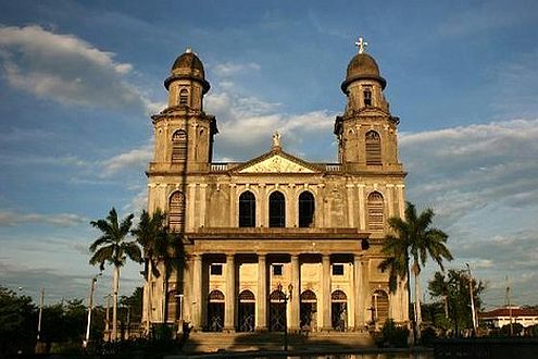 Image result for old cathedral of managua