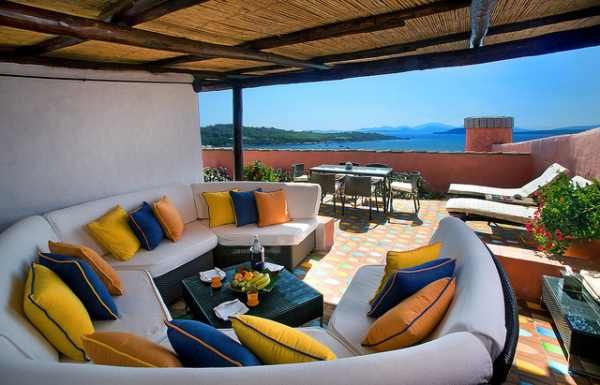 Presidential suite at Hotel Cala di Volpe, Italy