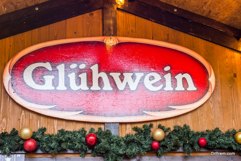 Gluehwein on offer