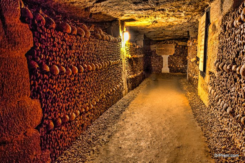 Experience the shivering chill in catacombs