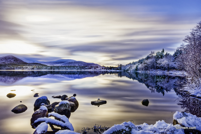 The Scottish highlands