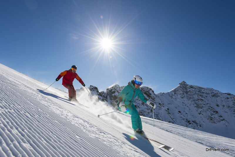 terrain skiing